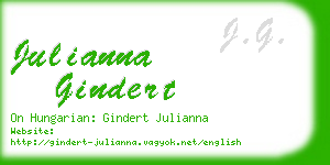 julianna gindert business card